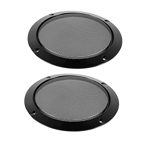 Happyyami 2Stücke Lautsprecher Abdeckung Stahlhornschutz Mesh Grill für Subwoofer Dekoration Langlebig für Nutzung Passend für Verschiedene Happyyami 2Stücke Lautsprecher Abdeckung Stahlhornschutz Mesh Grill für Subwoofer Dekoration Langlebig für Nutzung Passend für Verschiedene von Happyyami