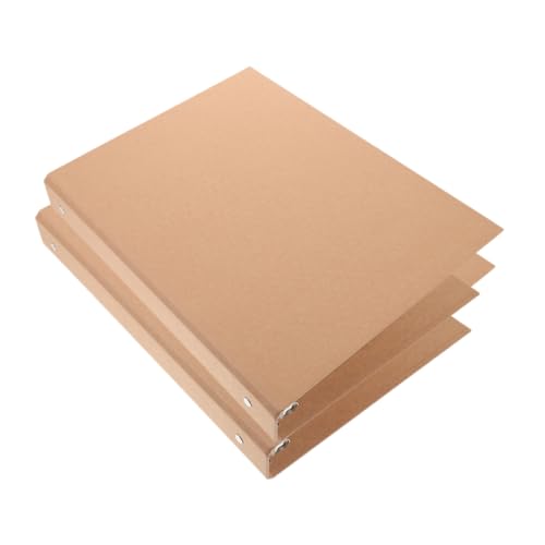 Happyyami 2Stücke Notizbuchhülle aus Kraftpapier Nachfüllbar Bindegürtelverschluss Stabile Binderhülle für Schulästhetik und Büroorganisation Verarbeitung für Langlebigen Happyyami 2Stücke Notizbuchhülle aus Kraftpapier Nachfüllbar Bindegürtelverschluss Stabile Binderhülle für Schulästhetik und Büroorganisation Verarbeitung für Langlebigen von Happyyami