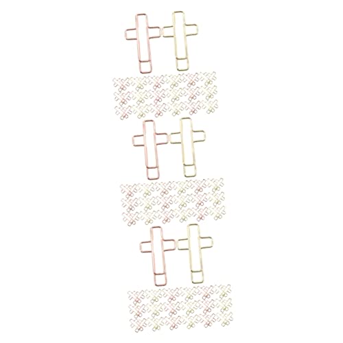 Happyyami 3 Sätze Kreuzclip Büroklammern Masse Größe Büroklammern Klein Herz Büroklammern Geformt Die Bunt Dekorative Büroklammern Kleiner Klipp Papierclip Eisen 20 Stück * 3 von Happyyami