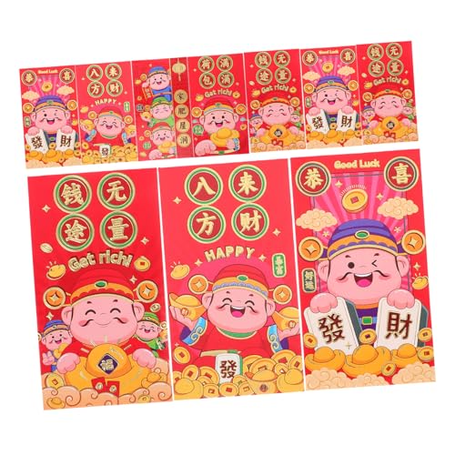 Happyyami 30 Stück Rote Umschläge für das Frühlings fest Umschlag Paket Etiketten Rote Umschläge in Drachenform Frühlingsfest präsent neujahr versorgung beschichtetes Papier Happyyami 30 Stück Rote Umschläge für das Frühlings fest Umschlag Paket Etiketten Rote Umschläge in Drachenform Frühlingsfest präsent neujahr versorgung beschichtetes Papier von Happyyami