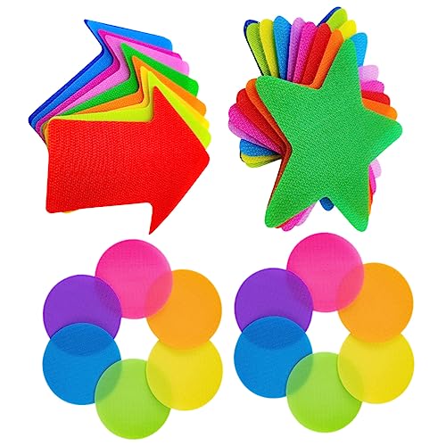 Happyyami 30Stücke Teppichmarker aus Verschleißfeste Bodenaufkleber für Kinderfreundliche Spielumgebungen für Kindergarten Vorschule und Homeschooling Zufällige Happyyami 30Stücke Teppichmarker aus Verschleißfeste Bodenaufkleber für Kinderfreundliche Spielumgebungen für Kindergarten Vorschule und Homeschooling Zufällige von Happyyami