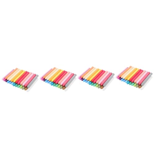 Happyyami 4 Sätze Wasserlösliche Staubfreie Kreide Schwarzes Brett Zeichnung Tafel Staubkreide Stiftnagler Kreidemarker Kreide Zeichnen Kreide Für Haushaltslehrer Toner Colorful 48 Stück * 4 von Happyyami
