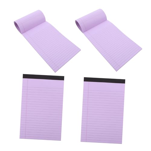 Happyyami 4 Stück Notizblöcke Aus Papier Wiederverwendbar Themen Und Spiralnotizbuch Rosa Tagebuch Notizbuch Zum Schreiben Büro Braunes Liniertes Papier Notizbuch Schreiben A5 von Happyyami