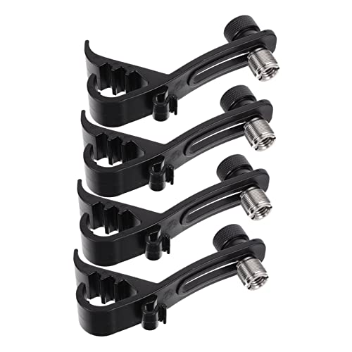 Happyyami 4Stücke Mikrofon Halterung Set Drum Rim Clamp für Schlagzeug Mikrofone Verstellbare Stoßfeste Mikrofonclips für Live Performance Langlebig Einfach Happyyami 4Stücke Mikrofon Halterung Set Drum Rim Clamp für Schlagzeug Mikrofone Verstellbare Stoßfeste Mikrofonclips für Live Performance Langlebig Einfach von Happyyami