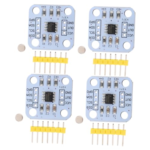 Happyyami 4pcs Magnetic Encodersensor -modul 12bit Hochgenannte Für Genaue Winkelmessungs -ersatzsensormodulewinkelsensor -modulplatten von Happyyami