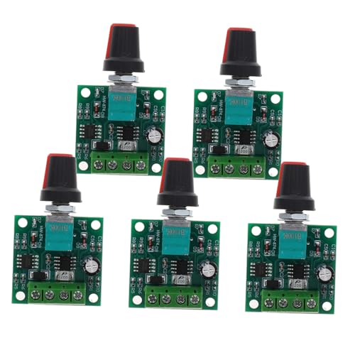 Happyyami 5 Stück Drehzahl regler für Gleichstrom motoren Modulschalter Gleichspannungsregler Einstellbarer Motorgeschwindigkeitsregler Vibrationsmotor Metall Green Happyyami 5 Stück Drehzahl regler für Gleichstrom motoren Modulschalter Gleichspannungsregler Einstellbarer Motorgeschwindigkeitsregler Vibrationsmotor Metall Green von Happyyami