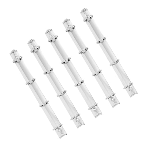Happyyami 5 Stück Metallordner Flexible Ordner Ordner Mit Taschen Ordner Für Die Schule Erweiterbarer Ordner Schulordner Ordner Für Die Schule Ersatz Set Für Ordnerplaner Silber von Happyyami