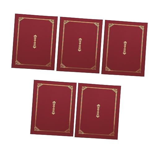 Happyyami 5 Stück Zertifikatshülle zertifikat schutzhüllen Diplom-Inhaber Inhaber eines Zertifikatsschutzes für Ordner des Zertifikatsinhabers Urkundenpapier Goldfolie Happyyami 5 Stück Zertifikatshülle zertifikat schutzhüllen Diplom-Inhaber Inhaber eines Zertifikatsschutzes für Ordner des Zertifikatsinhabers Urkundenpapier Goldfolie von Happyyami