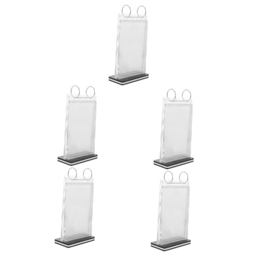 Happyyami 5 Teiliger Menüständer Schreibtisch Menühalter Ständer Menüständer Tischplatte Ihr Schildhalter Mit Sockel Hoch Klar Restaurant Displayständer Vertikaler Boss Happyyami 5 Teiliger Menüständer Schreibtisch Menühalter Ständer Menüständer Tischplatte Ihr Schildhalter Mit Sockel Hoch Klar Restaurant Displayständer Vertikaler Boss von Happyyami