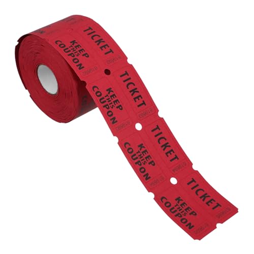 Happyyami 500 Stück Rolle Lottoscheine Tombola-Preise verlosen Tickets Eintrittskarten für Veranstaltungen Weihnachtskarten Lotteriekarten 170g Doppeloffsetpapier rot Happyyami 500 Stück Rolle Lottoscheine Tombola-Preise verlosen Tickets Eintrittskarten für Veranstaltungen Weihnachtskarten Lotteriekarten 170g Doppeloffsetpapier rot von Happyyami