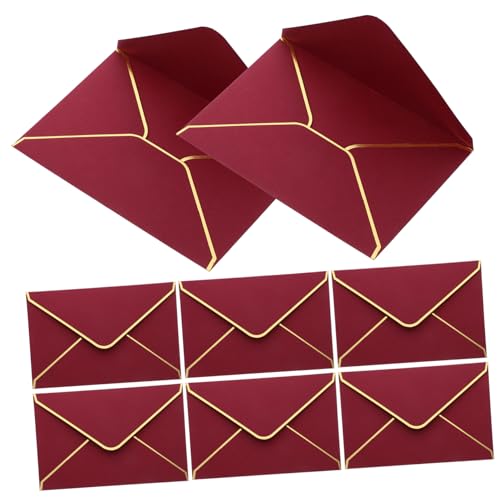 Happyyami 50Stücke Umschläge mit Goldrand Hochzeitsumschläge für Einladungen Leere Kartenumschläge für Hochzeiten Geburtstagsfeiern Jubiläen und Besondere Anlässe Happyyami 50Stücke Umschläge mit Goldrand Hochzeitsumschläge für Einladungen Leere Kartenumschläge für Hochzeiten Geburtstagsfeiern Jubiläen und Besondere Anlässe von Happyyami