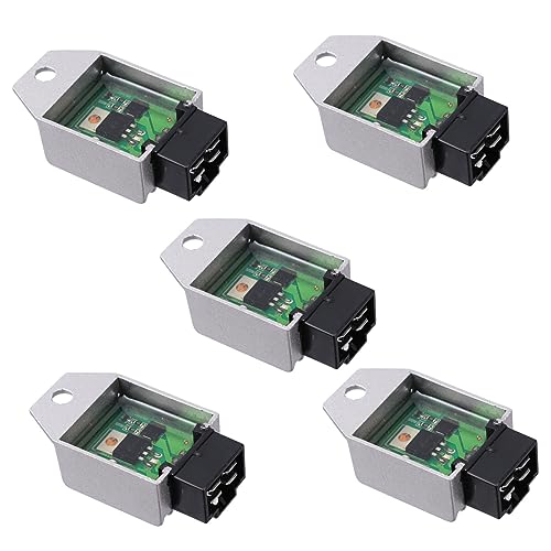 Happyyami 5Stücke Spannungsregler Gleichrichter für Motorräder Hochpräzise und Zuverlässig Energieeffizient Kompatibel mit Modellen Professionelle von Happyyami
