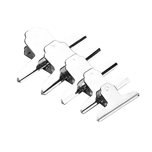 Happyyami 5Stücke Teiliges Metall Quittungsklammern Vielseitige Büro und Schulzubehör für Künstler Studenten und Büroangestellte Robuste Papierklammern für Dokumentenorganisation Happyyami 5Stücke Teiliges Metall Quittungsklammern Vielseitige Büro und Schulzubehör für Künstler Studenten und Büroangestellte Robuste Papierklammern für Dokumentenorganisation von Happyyami