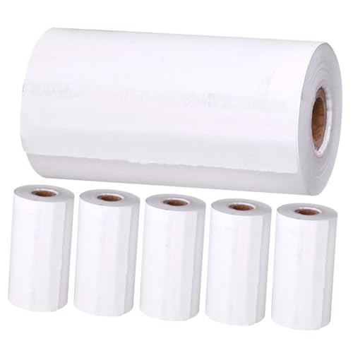Happyyami 6 Rollen -Druckpapier Kinderkamera Sofortbildkamera Thermodrucker thermopapier fotodruckpapier Druckpapier für Übertragungspapier Ersatzpapier Druckerpapier Weiß von Happyyami
