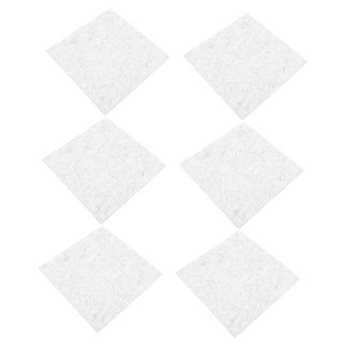 Happyyami 6 Stück Filz-Message-Board Schwarzes Brett aus Stoff Push -Brett Filzplatte für die Wand Wände Korktafel fürs Büro Kleine Pinnwand für die Wand gefühlt Grey von Happyyami