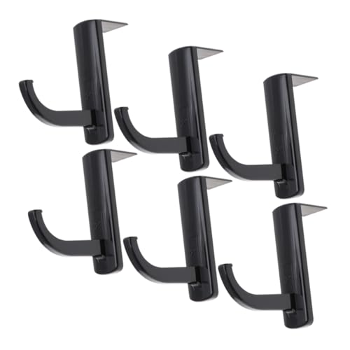 Happyyami 6 Stück Kopfhörerständer im Internetcafé kopfhörer aufbewahrung kopfhörer aufhängung Kopfhörer-Ablage Halter für kopfhörer Computer-Headset-Aufhänger Kopfhörerhalter Plastik Black Happyyami 6 Stück Kopfhörerständer im Internetcafé kopfhörer aufbewahrung kopfhörer aufhängung Kopfhörer-Ablage Halter für kopfhörer Computer-Headset-Aufhänger Kopfhörerhalter Plastik Black von Happyyami