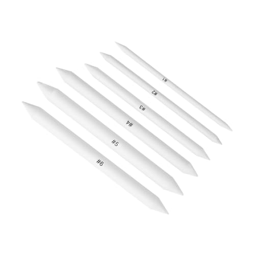 Happyyami 6 Stück Skizzenpapier Radiergummi Radiergummis Blender Bleistifte Für Buntstifte Bleistift Blender Kunstbedarf Ölpastelle Für Künstler Bleistift Radiergummi Aufsätze von Happyyami