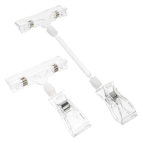 Happyyami 6Stücke Preisclip Transparente Zeichenclips Für Preisschildanzeige Stabil Und Vielseitig Einsetzbar Für Märkte Geschäfte Und Produktwerbung von Happyyami