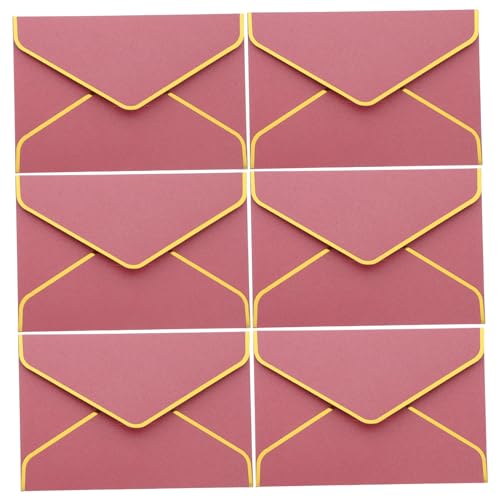 Happyyami 6Stücke Vintage Umschläge Einladungskarten Design für Hochzeitseinladungen und Geburtstagsgrüße Hochwertiges Material und Vielseitig Happyyami 6Stücke Vintage Umschläge Einladungskarten Design für Hochzeitseinladungen und Geburtstagsgrüße Hochwertiges Material und Vielseitig von Happyyami
