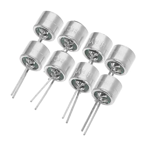 Happyyami 8Stücke Elektret Mikrofon Tonabnehmer Für Sicherheitsanwendungen PCB Pin Montiertes Kondensatormikrofon Mit Hoher Empfindlichkeit Für Überwachungs Audioanwendungen von Happyyami