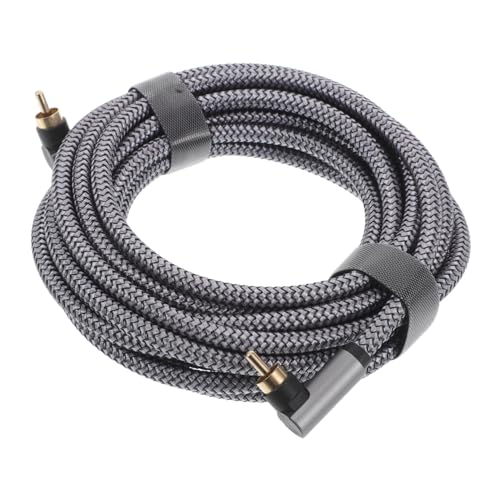 Happyyami Audioleitung Koaxialkabelanschluss Kupfer Grey von Happyyami