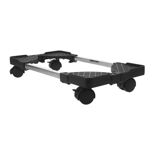 Happyyami Computer-Host-Halterung Ergonomisch Steigleitung Abnehmbar Drehen CPU-ständer Computerständer Computer Steht Unterstützung Vertikale Turm Aluminium Einstellbar Pp Black von Happyyami