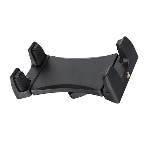 Happyyami Drehbarer Tablet Clip Halterung Universeller Smartphone Adapter Für Outdoor Kompatibel Mit Monopod Tripod Selfie Stick Verstellbar Für Tablets Smartphones von Happyyami