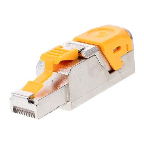 Happyyami Ethernet Netzwerkkabelstecker Cat 8 Anschlüsse Cat8 Geschirmter Externer Ethernet Cat8 Stecker Ethernet Kabel Modularstecker Modularstecker von Happyyami