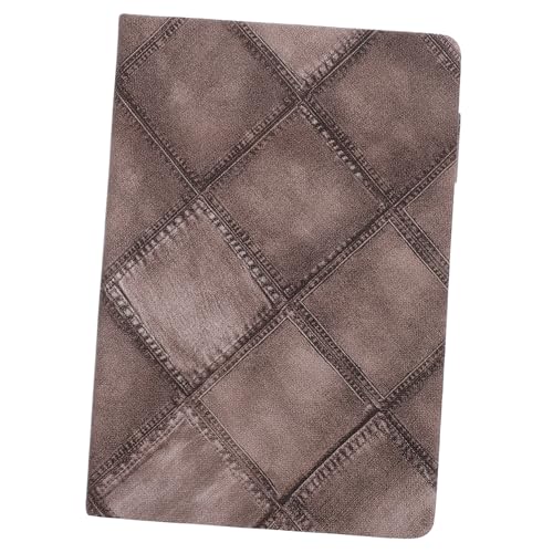 Happyyami Finanzplan Aufgabe klein ästhetisch wöchentlicher Monatsplaner Schreibwaren Hobel Leder Notizbuch wöchentlicher Terminplaner Agenda Notebook akademisch Papier Brown von Happyyami
