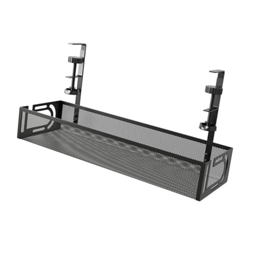 Happyyami Kabelmanagement Für Elektrokabel Büroorganisation Arbeitstisch Unter Stehpultzubehör Verstecken Kabel Organizer Für Kabel Organizer Ablage Hinter Verstellbarem Laptop von Happyyami