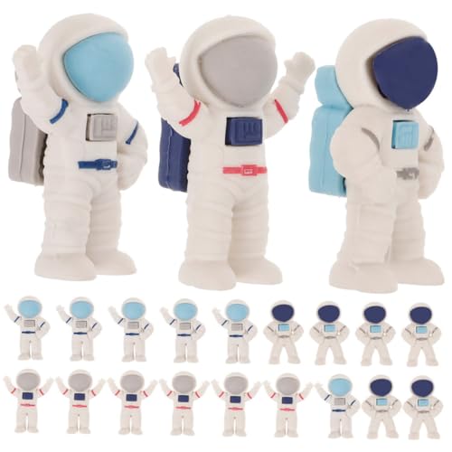 Happyyami Mini Radiergummis 24 Stück Origineller Radiergummi Schulbedarf Figur Weltraum Astronauten Süße Radiergummis Für Kinderpartys Whiteboard Radiergummi Schreibwaren von Happyyami