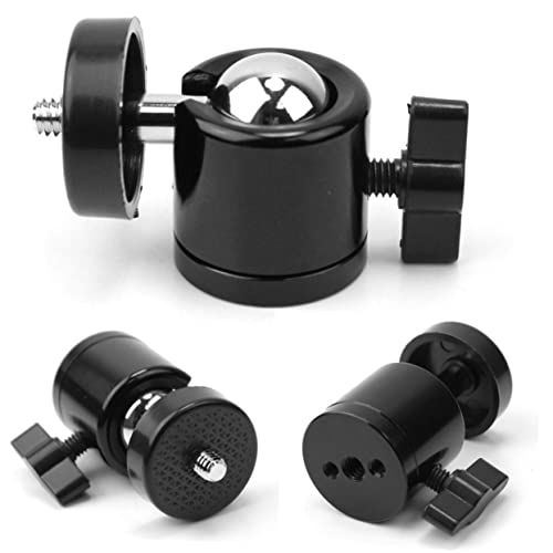 Happyyami Mini Stativkopf Kugelkopf Mit Gewinde Für Kameras Tragbares Stativ Für Camcorder Sportkameras Schwarz Kompakt Leicht Zu Transportieren Happyyami Mini Stativkopf Kugelkopf Mit Gewinde Für Kameras Tragbares Stativ Für Camcorder Sportkameras Schwarz Kompakt Leicht Zu Transportieren von Happyyami