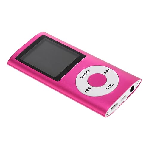 Happyyami Musikspieler Fotobetrachter MP3-Player mp3 USB Bildschirm Spieler mp3 Mini MP3-Musikplayer mp4 Player digitaler Spieler Rosa von Happyyami