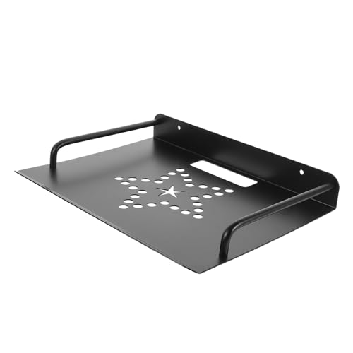 Happyyami Projektorhalterung Montiert Klein Schwebend Projektorfach Wandregal Für Projektoren Wandhalterung Für Projektoren Wand-Router-Regal Projektorständer Black Aluminiumlegierung von Happyyami
