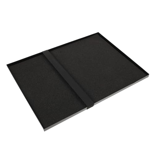Happyyami Projektorhalterung Stativständer Palette Universal- groß Projektorstativ Palette Laptop-Bodenständer Dreibein Stativ Laptop Halterung Soundkartenfach Projektorregal Schaum Black von Happyyami