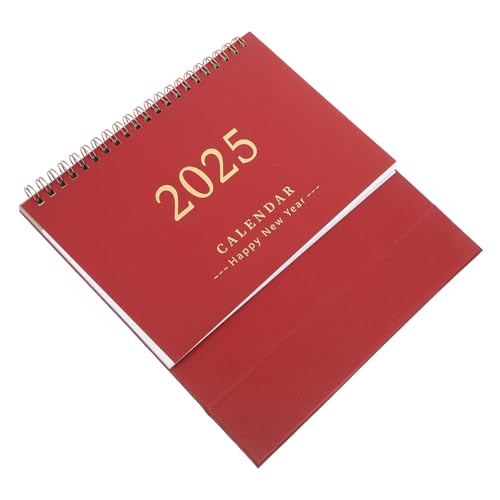 Happyyami Schreibtischkalender Dekorativer Tischkalender für Büro und Zuhause Leicht und Tragbar mit Stabiler Metallbindung für Notizen und Zeitmanagement Happyyami Schreibtischkalender Dekorativer Tischkalender für Büro und Zuhause Leicht und Tragbar mit Stabiler Metallbindung für Notizen und Zeitmanagement von Happyyami