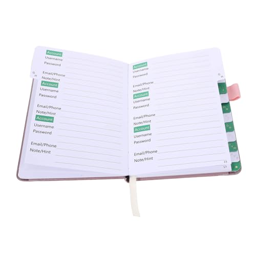 Happyyami Telefonbuch Privatadressbuch Mini Taschennotizbuch Telefon-Organizer klein Veranstalter für Adressen Adressbuch für Adressen Organisator der Büroadresse Papier Rosa von Happyyami