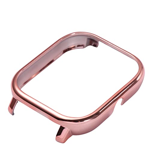 Happyyami Uhrenschutzrahmen für Smartwatch Hochwertige PC Schutzhülle Rosé Kratzfest Leicht für Optimalen Schutz Displayschutzfolie für Zusätzlichen Schutz Happyyami Uhrenschutzrahmen für Smartwatch Hochwertige PC Schutzhülle Rosé Kratzfest Leicht für Optimalen Schutz Displayschutzfolie für Zusätzlichen Schutz von Happyyami