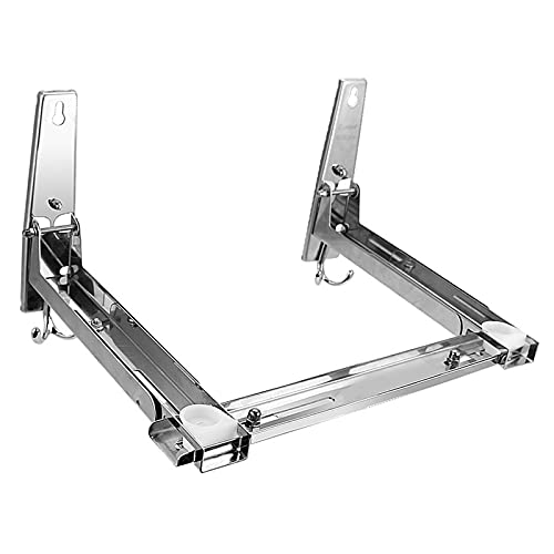 Edelstahl Mikrowellenhalterung, Wandhalterung Microwelle Ausziehbar Mikrowellen-Halter Microwellen Wandhalter Silber 22 x 22 x 29,5 cm Edelstahl Mikrowellenhalterung, Wandhalterung Microwelle Ausziehbar Mikrowellen-Halter Microwellen Wandhalter Silber 22 x 22 x 29,5 cm von HarBin-Star