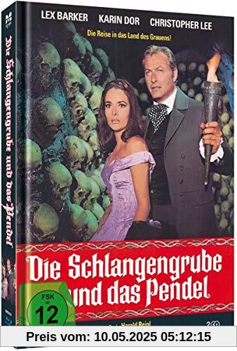Die Schlangengrube und das Pendel - Limited Mediabook-Edition (+DVD/36-seitiges Booklet/in HD neu abgetastet) [Blu-ray] von Harald Reinl
