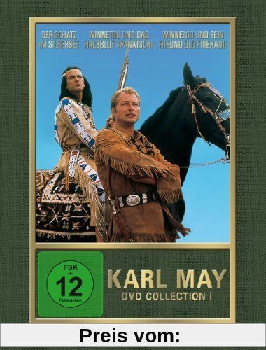 Karl May DVD-Collection 1 (Der Schatz im Silbersee / Winnetou und das Halbblut Apanatschi / Winnetou und sein Freund Old Firehand) (3 DVDs) [Limited Edition] von Harald Reinl