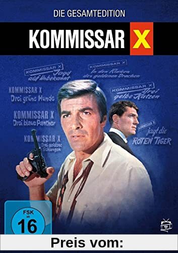 Kommissar X - Die Gesamtedition: Alle 7 Filme [7 DVDs] von Harald Reinl