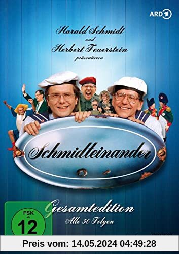 Schmidteinander Gesamtedition - Folge 1-50 (5 Staffeln) (Fernsehjuwelen) [18 DVDs] von Harald Schmidt
