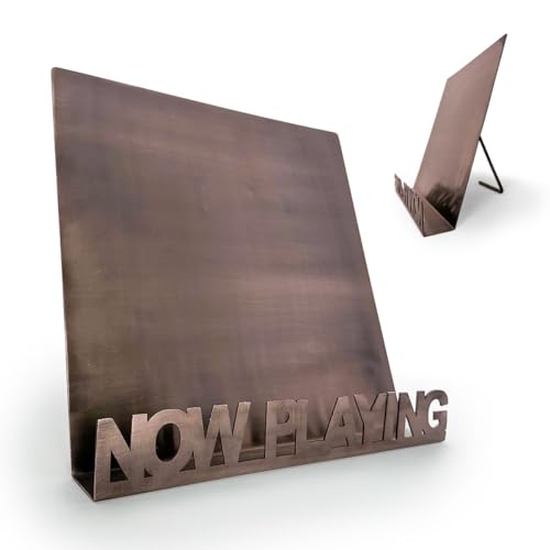 Hardware Haus Now Playing Vinyl-Schallplattenständer, Wandhalterung, Metall-Vinyl-Schallplattenhalter, stilvolles Industrie-Design, elegantes Bronze-Finish, Albumhalter für Vinyl-Schallplatten Hardware Haus Now Playing Vinyl-Schallplattenständer, Wandhalterung, Metall-Vinyl-Schallplattenhalter, stilvolles Industrie-Design, elegantes Bronze-Finish, Albumhalter für Vinyl-Schallplatten von Hardware Haus