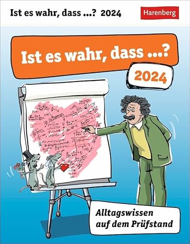 Ist es wahr, dass ...? Tagesabreißkalender 2024. Interessanter Tischkalender mit täglichem Alltags-Wissen. Tageskalender über populäre Irrtümer. ... Aufstellen: Alltagswissen auf dem Prüfstand von Harenberg in Athesia Kalenderverlag GmbH