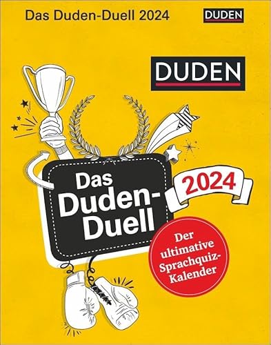 Das Duden-Duell Tagesabreißkalender 2024. Jeden Tag eine knifflige Frage zu Rechtschreibung, Grammatik etc. Der perfekte Kalender für alle ... wollen.: Der ultimative Sprachquiz-Kalender Das Duden-Duell Tagesabreißkalender 2024. Jeden Tag eine knifflige Frage zu Rechtschreibung, Grammatik etc. Der perfekte Kalender für alle ... wollen.: Der ultimative Sprachquiz-Kalender von Harenberg