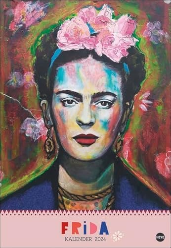 Frida Posterkalender - Kalender 2024 - Heye-Verlag - Wandkalender für alle Fans von Frida Kahlo - 37 cm x 53,5 cm von Harenberg