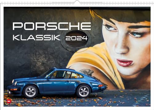 Harenberg Porsche Klassik - Kalender 2024 - Delius-Klasing-Verlag - Wandkalender mit Porsche-Modellen in spektakulären Landschaften - 67,5 cm x 47 cm von Harenberg