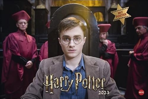 Harry Potter - Broschurkalender XL 2023 - Heye-Verlag - Wandkalender mit Poster - 45 cm x 30 cm (offen 45 cm x 60 cm) von Harenberg