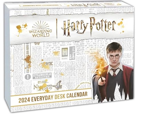 Harry Potter - Tagesabreißkalender 2024 - Heye-Verlag - Tischkalender mit Filmszenen - 14,8 cm x 12 cm von Harenberg